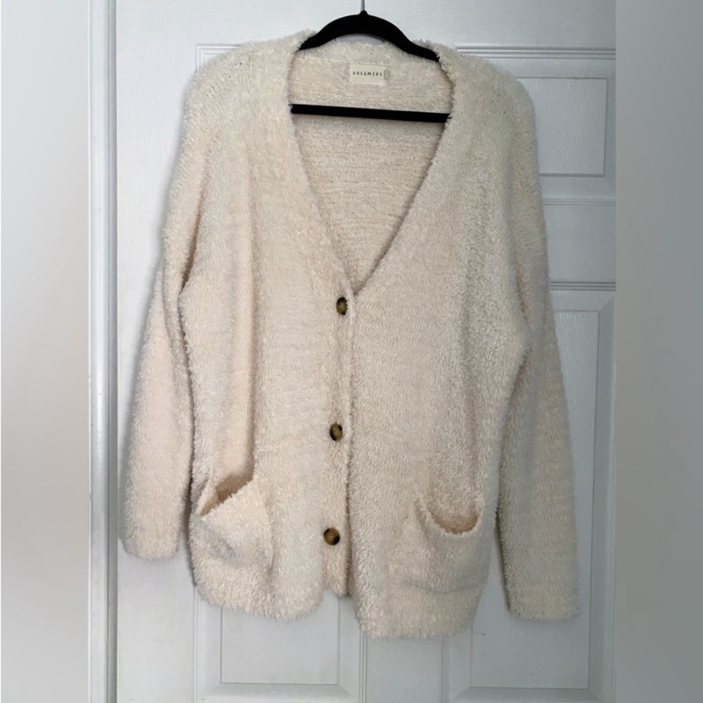 Oversized Fuzzy Cardigan